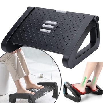 ERGONOMICZNA PODUSZKA NA PODNÓŻEK Z MASAŻEM Z REGULACJĄ 6 WYSOKOŚCI