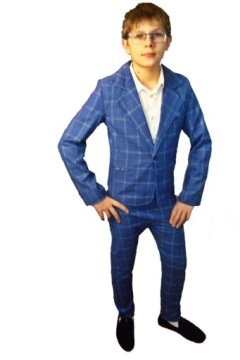 KRATKA GARNITUR MARYNARKA +SPODNIE/KOMUNIA/146/152 muszka gratis