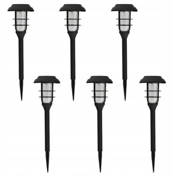 6 xxx LAMPA SOLARNA LATARNIA OGRODOWA