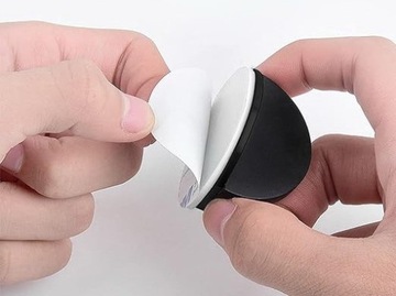 ODBOJNIK ODBÓJ STOPER DO DRZWI BLOKADA OGRANICZNIK CZARNY SAMOPRZYLEPNY x1