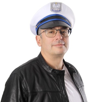 CZAPKA POLICJANTA ROZ. L POLICJANT DROGÓWKA