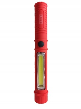 MINI LATARKA LED klips do mocowania CZERWONA 3W
