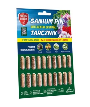 SANIUM PIN 2w1 PAŁECZKI DOGLEBOWE ziemiórki przędziorki wełnowce tarczniki