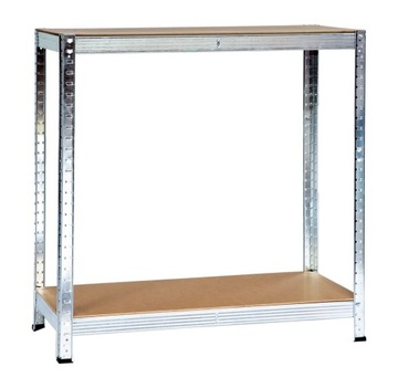 Полка складская металлическая 2в1, 5 полок, 180х90х40 см.