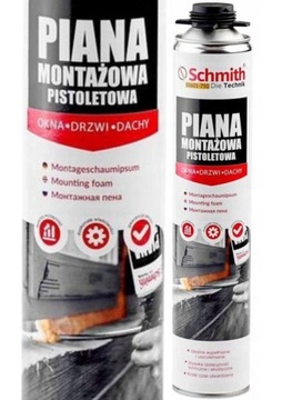 PIANA MONTAŻOWA NISKOPRĘŻNA PISTOLETOWA SCHMITH 750 ML PROMOCJA !!