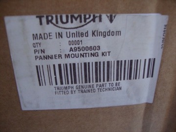 Комплект оригинальных рамок на Tiger 800 XC, боковые кофры XR (2015-2020 гг.)