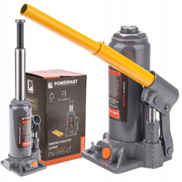 ПОДЪЕМНИК ГИДРАВЛИЧЕСКОЙ СТОЙКИ POWERMAT 6Т 6 ТОНН PM-PHS-6T СТОЙКА
