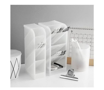 Wielofunkcyjny plastikowy organizer na biurko 7,4x20,3x9cm CB18B