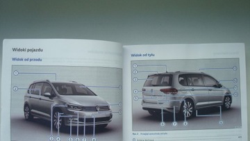 VW Touran II 2015 - Руководство на польском языке для VW Touran 2023 года, красочное!