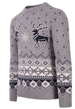 МУЖСКАЯ РОЖДЕСТВЕНСКАЯ ОЛЕНЬЯ, НОРВЕЖСКАЯ ШЕРСТЬ, L XL