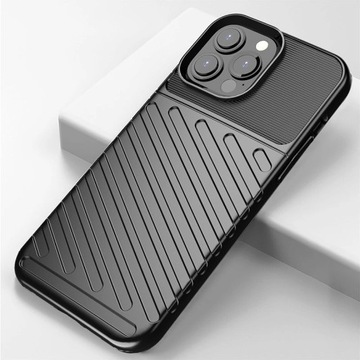 Thunder Case, гибкий бронированный чехол, чехол для iPhone 13 Pro Max, черный