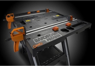 WORX WX051 складной рабочий стол с 2 зажимами