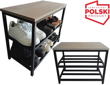 SZAFKA NA BUTY OBUWIE PÓŁKA REGAŁ STOJAK Z REGULACJĄ LOFT SPAWANA