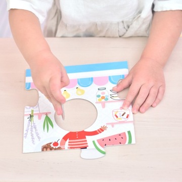 Пазл CzuCzu Пазл с дырочкой 23 детали Мороженое! Мороженое!