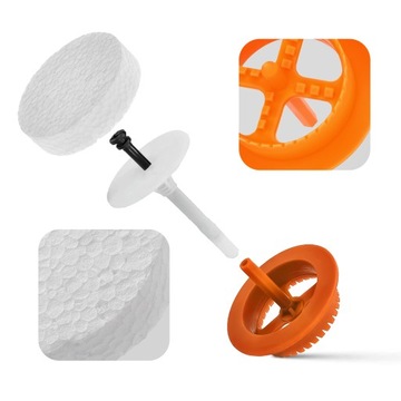 Заглушки из пенополистирола 67 мм Заглушки Диски 100 шт. | Резак для пенопласта