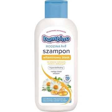Bambino Rodzina Szampon witaminowy blask 400ml