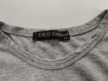 EROS Fashion SZARY T-SHIRT I LOVE LONDON rozm. M