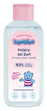 Żel kojący 2w1 do mycia ciała i włosów BAMBINO 400 ml