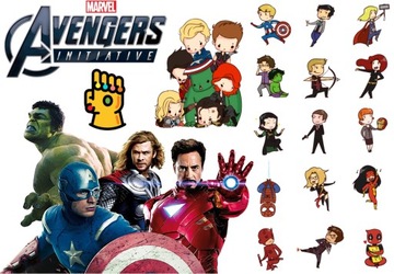 Tatuaże Tymczasowe Dla Dzieci Avengers