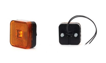 LAMPA OBRYSOWA W63 WAŚ POMARAŃCZOWA 12/24V LED