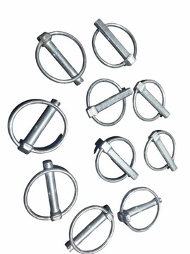 10× PRZETYCZKA ZATYCZKA ZAWLECZKA Z KÓŁKIEM ROLNICZA 8mm 10szt