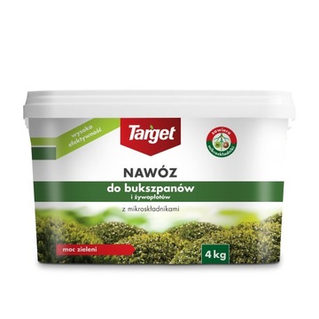 Nawóz Target do Bukszpanów 4kg Żywopłotów