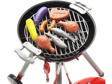 GRILL dla Dzieci na Nóżkach z Pokrywą Ruszt + Akcesoria