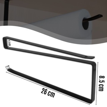 РУЧКА ДЛЯ ВЕШАЛКИ ДЛЯ БУМАЖНЫХ ПОЛОТЕНЕЦ БЕЗ СВЕРЛЕНИЯ