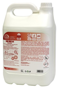 Dolphin D210 Sani Max Żel do mycia i dezynfekcji sanitariatów WC 5L