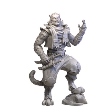 Mr.Cat kot figurka rpg dnd druk 3d 8k 75mm