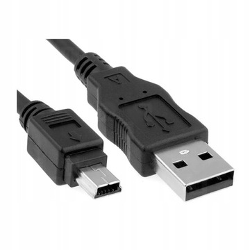 KABEL ŁADOWARKA MINI USB 1M DO NAWIGACJI APARATU KAMERY NAWIGACJI