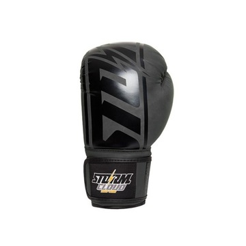Боксерские перчатки StormCloud Bolt 2.0, черные/черные, 12 унций