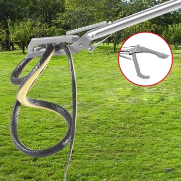 Ловец змей Щипцы для змей Грейфер для рептилий Грейфер для морепродуктов Зажим для шланга 75 см