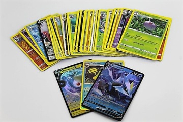 Карты покемонов 42 шт. + 3 металлические коробки Lost Origin