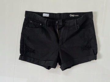 GAP spodenki szorty JEANS CZARNE 42 32 XL