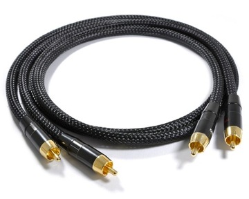 Melodika MD2RD05 Black Edition. 2xRCA-2xRCA - 0.5m