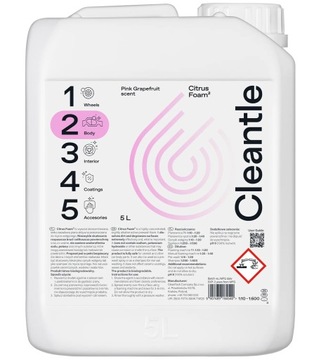 Cleantle Citrus Foam - zasadowa PIANA AKTYWNA 5 L