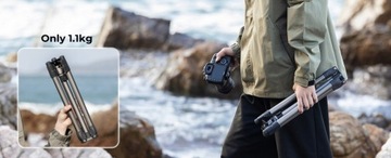 ШТАТИВ ULTRALIGHT K&F ALU/MAG 168CM F263A4 + держатель для телефона