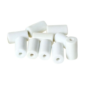 Kloware 10 sztuk 9.5x17mm Cylinder Ceramiczne Koraliki hite