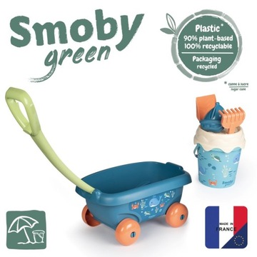 НАБОР ПЕСКА SMOBY, МОЛДЕР ДЛЯ ПЕРЕНОСКИ, ВЕДРО ЭКО