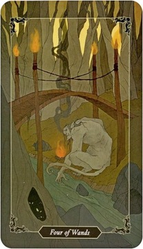 НАБОР ТАРО DARK WOOD - карты Таро с инструкцией (на английском языке)