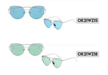 GLAM ROCK FASHION ЗЕРКАЛЬНЫЕ ОЧКИ РОЗОВЫЕ OK21WZ4