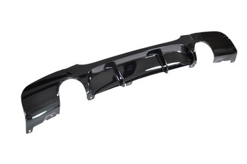 Dyfuzor BMW E90 E91 dokładka w zderzak M Performance -0--0- czarny połysk