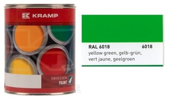 LAKIER DO MASZYN RAL 6018 JASNOZIELONY 1L 601808KR OKAZJA