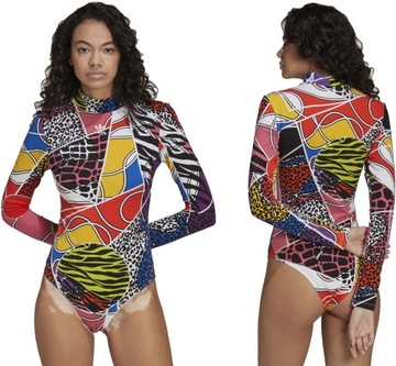 BODY MŁODZIEŻOWE SPORTOWE DAMSKIE Z DŁUGIM RĘKAWEM ADIDAS RICH MNISI 40