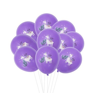 BALONY Z NADRUKIEM IMPREZOWE EMULSJA ZWIERZĘTA
