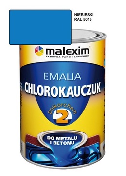 Emalia chlorokauczuk 5L NIEBIESKI RAL 5015