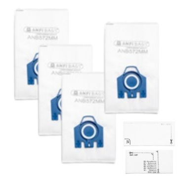 Worki 4 szt + 2 x filtr do odkurzacza Miele 3D Complete C3, C2, Classic C1