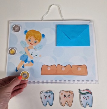 Календарь чистки зубов. Доска с набором подвесок