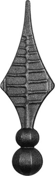 grot stalowy kuty 118 (H197x65 mm, fi 35 mm)